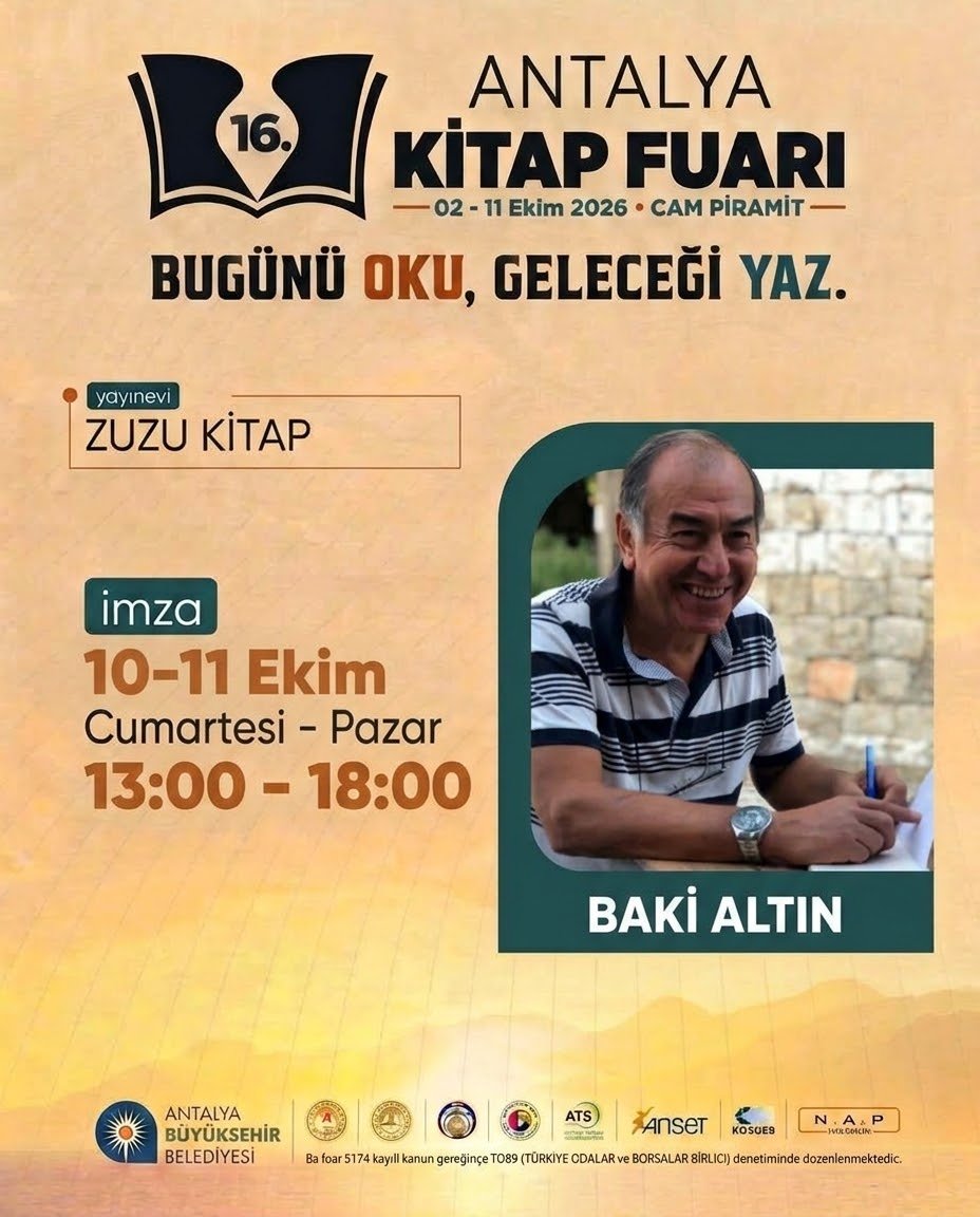 16. Antalya Kitap Fuarı afiş 20