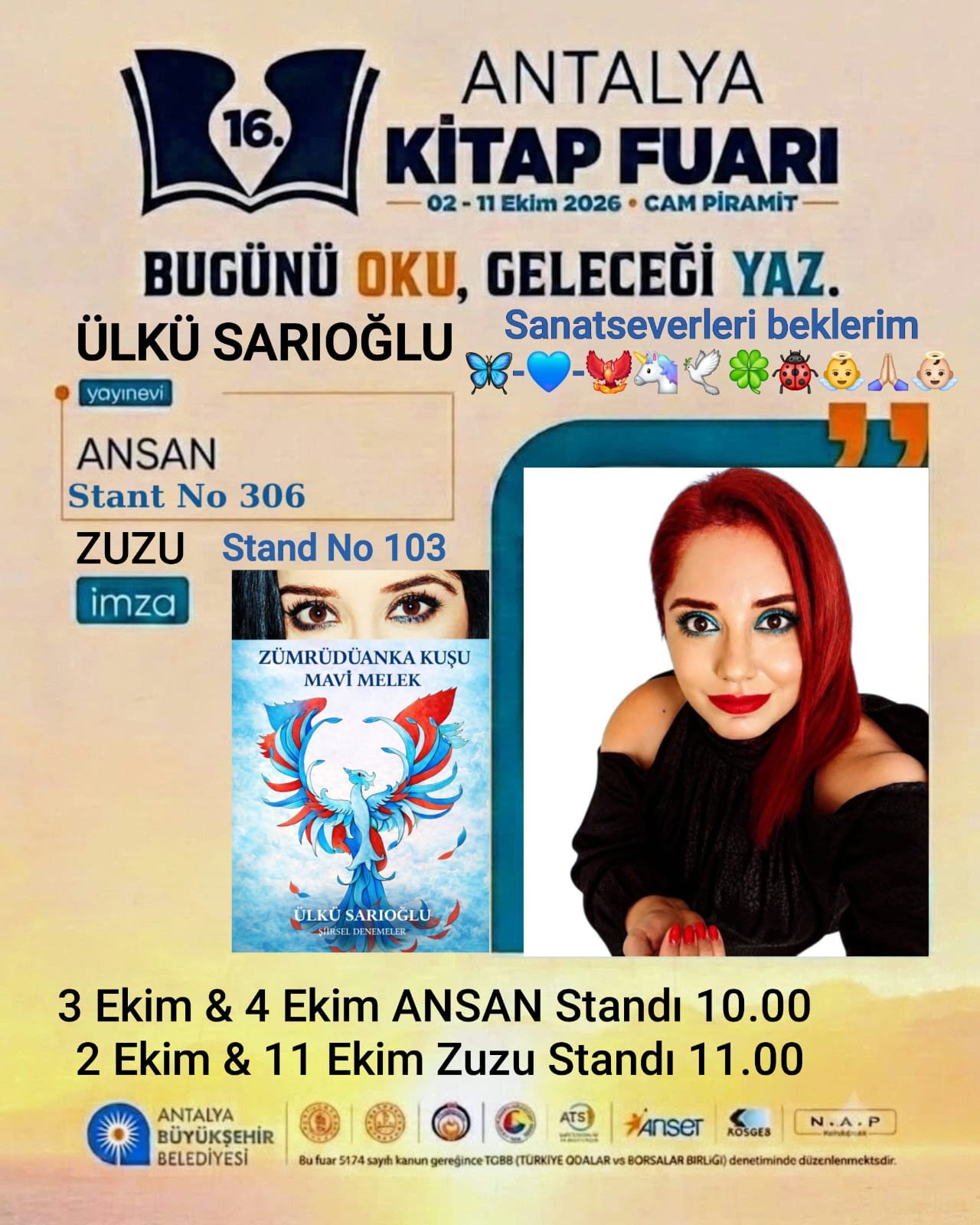16. Antalya Kitap Fuarı afiş 19
