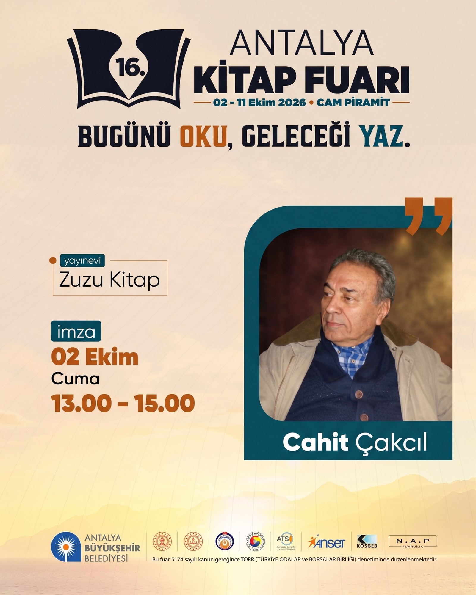 16. Antalya Kitap Fuarı afiş 6