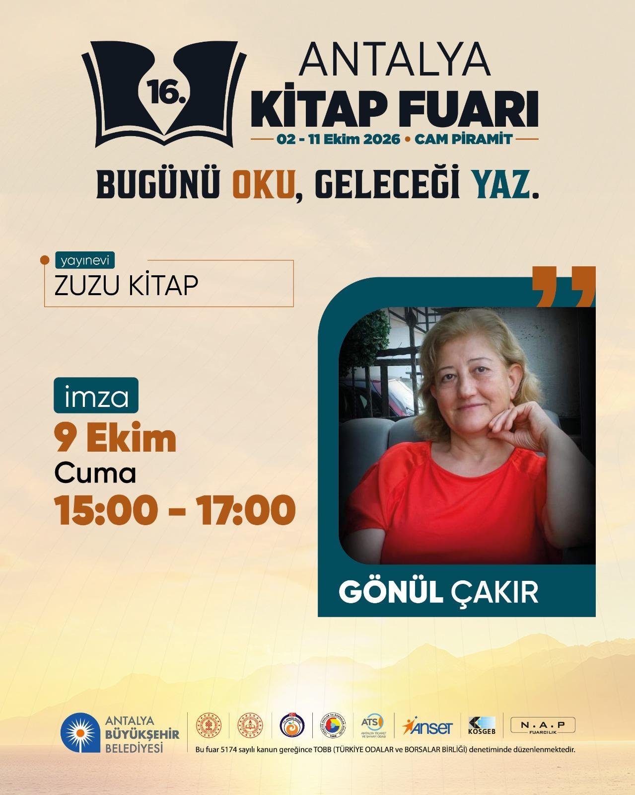 16. Antalya Kitap Fuarı afiş 11