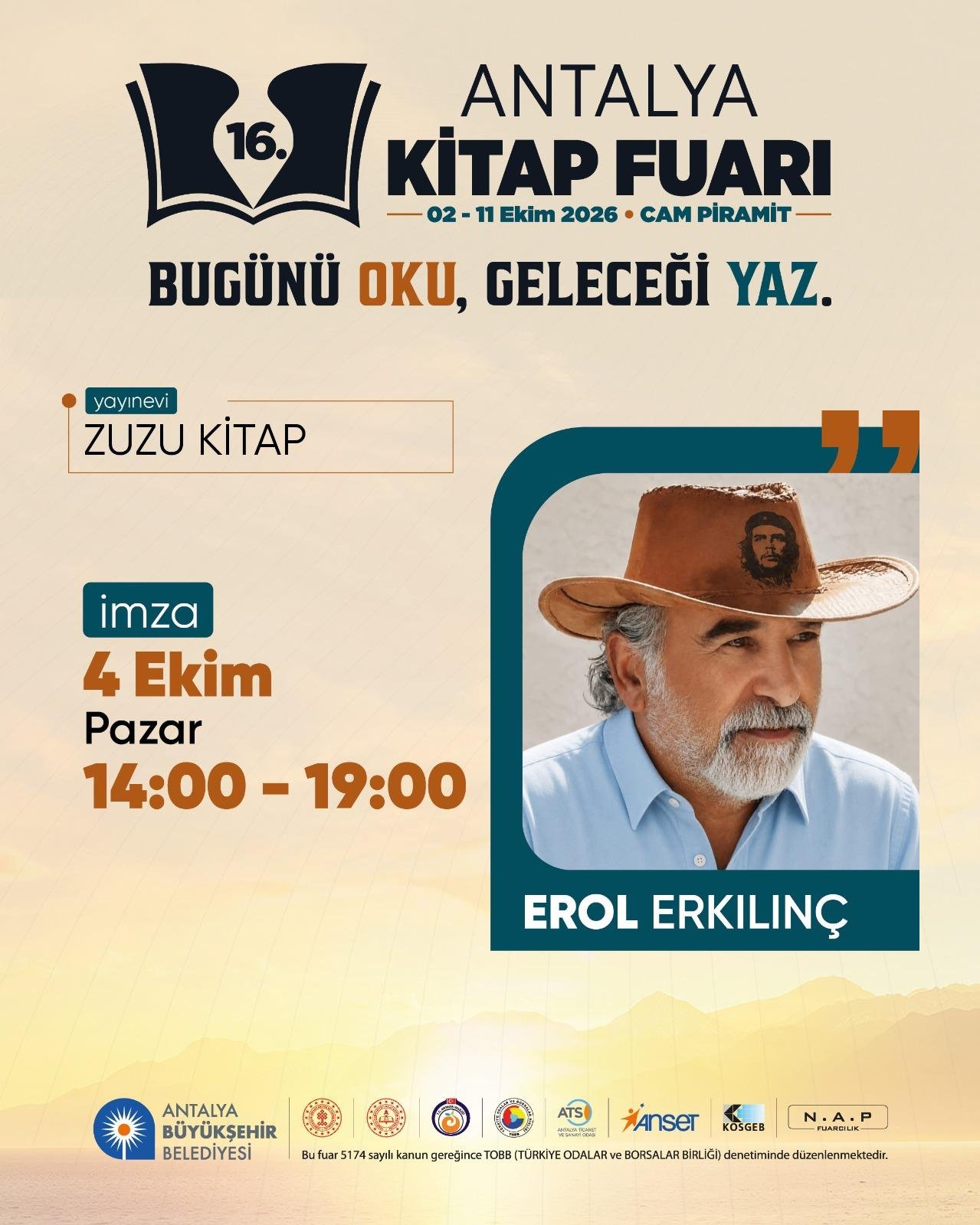 16. Antalya Kitap Fuarı afiş 7