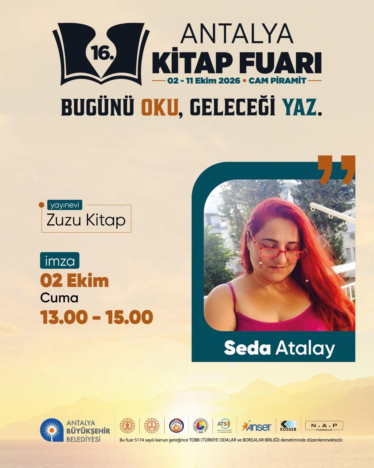 16. Antalya Kitap Fuarı afiş 5
