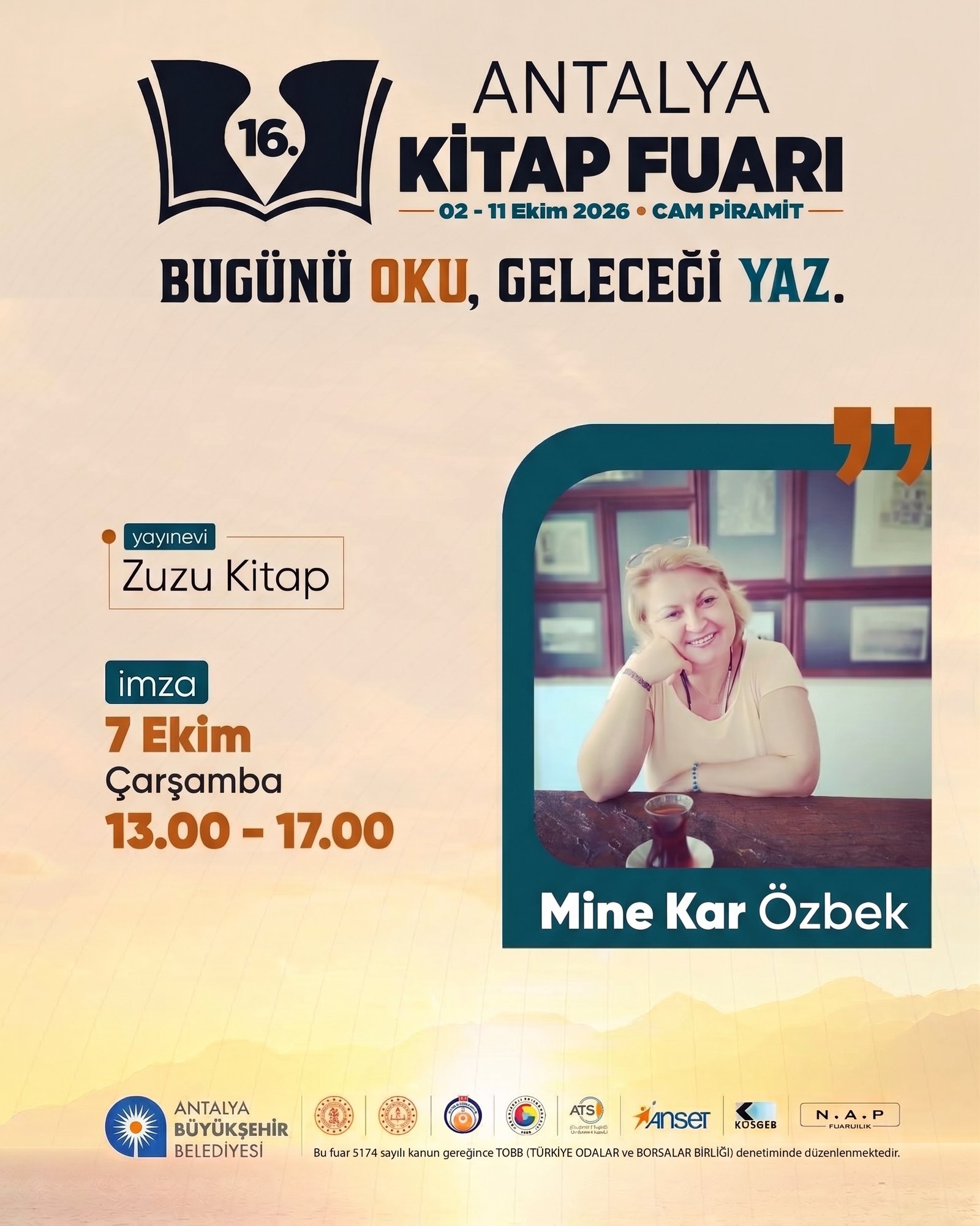 16. Antalya Kitap Fuarı afiş 15